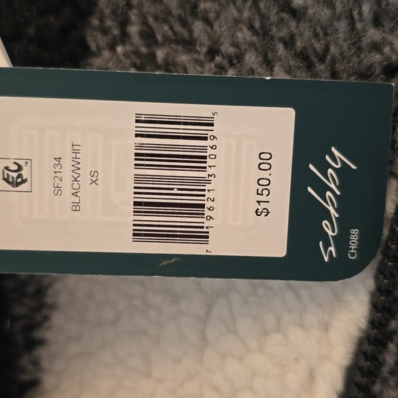 SEBBY BRAND WOMEN'S BLACK AND WHITE WARM COAT SIZE XS - Picture 9 of 16